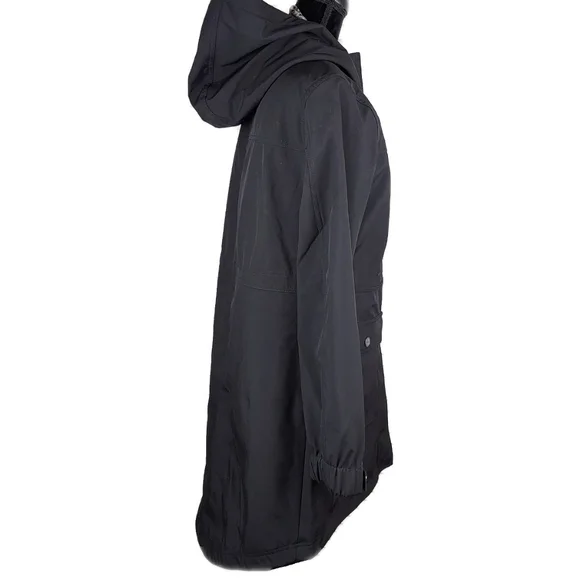 DKNY Womens Water Resistant Hooded Adjustable Waist Long Lined Parka NWT - Picture 12 of 13